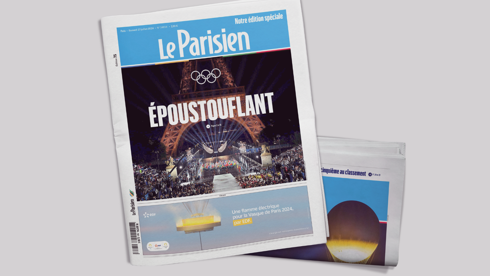 Lancement des Jeux Olympiques de Paris 2024 : déjà des records d’audience pour Le Parisien ...